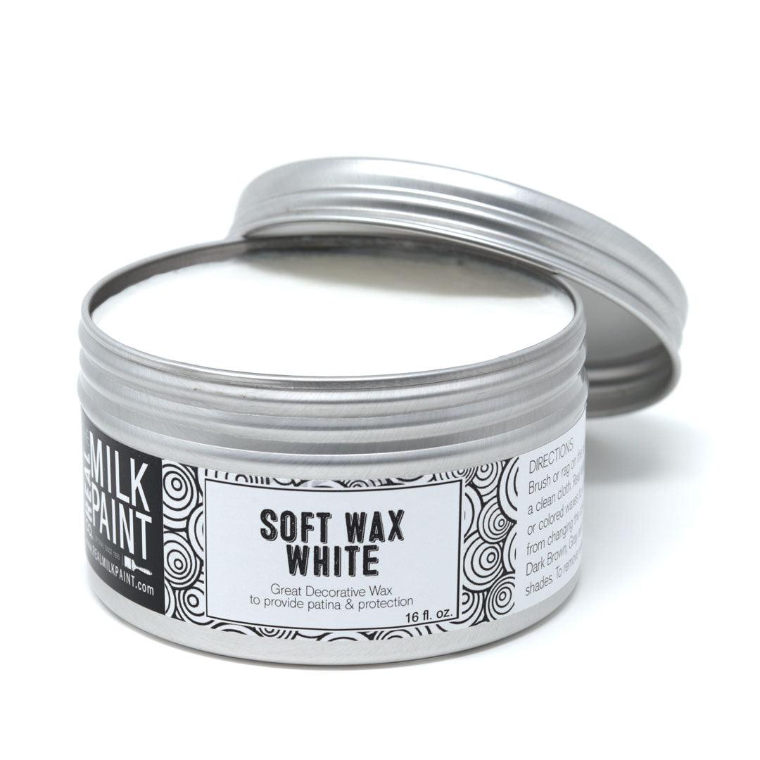 Real Milk Paint Carnuba Wax Paste - 16 oz. Clear